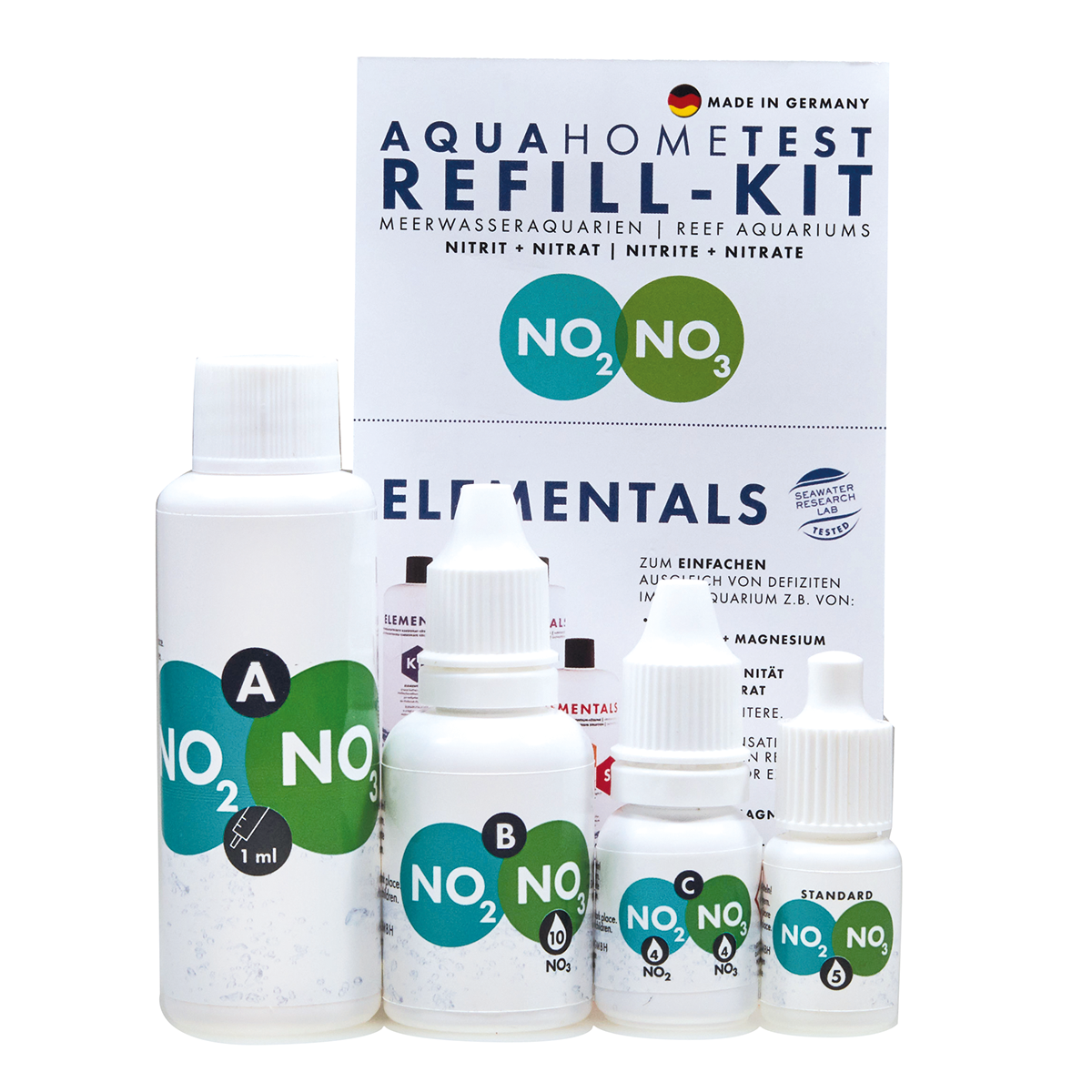 AquaHomeTest NO2+NO3 Refill-Set: Nitrit + Nitrat